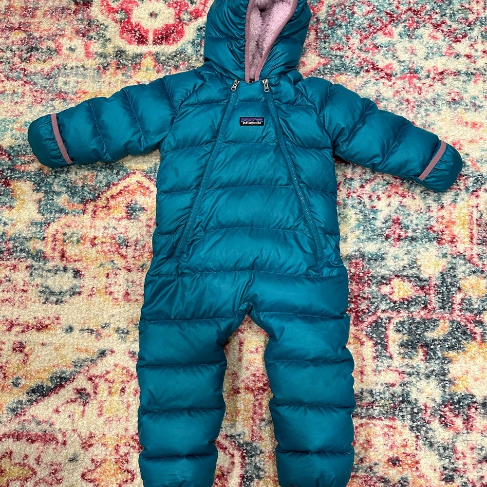 Patagonia Infant Hi-Loft Down Sweater Bunting Snowsuit